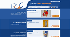 Desktop Screenshot of cartonnages-roc.fr