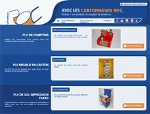 Tablet Screenshot of cartonnages-roc.fr